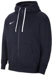 NIKE Team Club 20 FZ Hoody Herren Zip Zipper Kapuzenjacke Sweatshirt blau