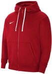 NIKE Team Club 20 FZ Hoody Herren Zip Zipper Kapuzenjacke Sweatshirt rot