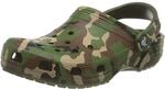 Crocs Classic Printed Camo Clog Unisex Erwachsene 206454 Gr&uuml;n