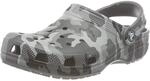 Crocs Classic Printed Camo Clog Unisex Erwachsene 206454 Grau
