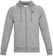 Under Armour Rival Fleece Hoodie Full Zip Herren Sweatjacke 1357111 012 grau