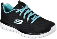 Skechers Sport Womens GRACEFUL GET CONNECTED Sneakers Women Schwarz