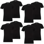8er Pack Levis Solid Crew T-Shirt Men Herren Unterhemd Rundhals Stretch Cotton