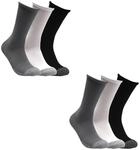 6 Paar Under Armour HeatGear Crew Socken Unisex Sportsocken 