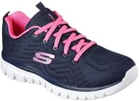 Skechers Sport Womens GRACEFUL GET CONNECTED Sneakers Frauen 12615 Blau