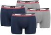 Levi's Sportswear Logo Herren Boxershorts Unterw&auml;sche aus Bio-Baumwolle im 4er