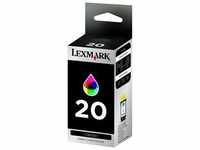 Lexmark 15MX120E 20HC, Lexmark Druckkopf Nr. 20 color 15MX120E 450 Seiten
