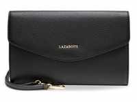 Lazarotti Bologna Leather Clutch Tasche Leder 23 cm Schwarz Damen