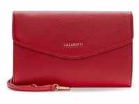 Lazarotti Bologna Leather Clutch Tasche Leder 23 cm Rot Damen