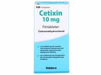 Cetixin 10 mg Filmtabletten Allergiemittel zum Einnehmen