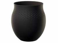 Villeroy & Boch Vase Perle groß Manufacture Collier noir Vasen