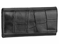Bugatti Geldbörse Nevio Ladies Long Wallet With Flap Portemonnaies Schwarz Damen
