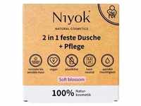 Niyok 2in1 feste Dusche+Pflege - Soft blossom Duschgel 80 g
