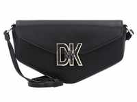 DKNY Downtown Schultertasche Leder 25 cm Handtaschen Schwarz Damen