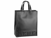Liebeskind Handtasche Paper Bag Logo M Handtaschen Schwarz Damen