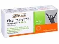 ratiopharm EISENTABLETTEN- N 50 mg Filmtabletten Mineralstoffe