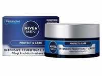 NIVEA Protect & Care Intensive Feuchtigkeitscreme Gesichtscreme 50 ml Herren