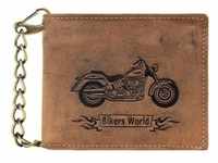 Greenburry Vintage Bike Geldbörse Leder 12 cm Portemonnaies Herren