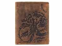 Greenburry Vintage Dragon Geldbörse Leder 10 cm Portemonnaies Herren