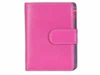 Mywalit Medium Snap Wallet Geldbörse Leder 13 cm Portemonnaies Pink Damen