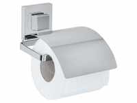 WENKO Vacuum-Loc® Toilettenpapierhalter Quadro Edelstahl Badzubehör