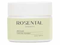 brands Rosental Organics Avo Clay Mask Feuchtigkeitsmasken 50 ml Weiss