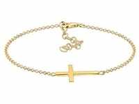 Elli Symbol Religion Kreuz Filigran Trend 925 Silber Armbänder & Armreife Damen