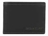 Tom Tailor Geldbörse RFID Schutz Leder 12.5 cm Portemonnaies Schwarz Herren