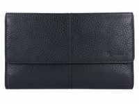Esquire Verona Geldbörse RFID Leder 18 cm Portemonnaies Schwarz Damen
