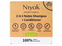Niyok 2in1 festes Shampoo+Conditioner - Green touch 80 g