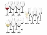 Leonardo Daily Wein- und Sektgläser 18er Set Gläser