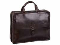 Harold's Aktentasche Aberdeen 2945 Businessbag Twin Laptoptaschen Braun Herren