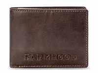 Farmhood Nashville Geldbörse RFID Schutz Leder 13 cm Portemonnaies Coral Herren