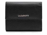 Lazarotti Bologna Leather Geldbörse Leder 12 cm Portemonnaies Schwarz Damen