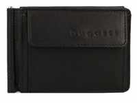 Bugatti Primo Geldbörse Leder 11 cm mit Geldscheinklammer Portemonnaies Schwarz
