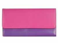 Mywalit Tri-fold Zip Wallet Geldbörse Leder 17 cm Portemonnaies Pink Damen