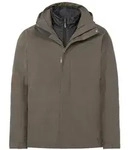 VAUDE Men's Caserina 3in1 Jacket III - 3-in-1 Kapuzenjacke - M - deer brown