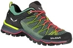 Salewa Mtn Trainer Lite GTX Women - Zustiegsschuhe - 5 - feldgreen_fluocoral