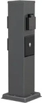 ledscom.de Garten Steckdosens&auml;ule POLLY f&uuml;r au&szlig;en, IP44, Smart Home, WLAN, Alexa,