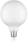 ledscom.de E27 LED Leuchtmittel, G125, warmwei&szlig; (2700 K), 6,2 W, 845lm, Milchglas