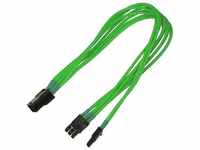 Nanoxia NXP683ENG, Kabel Nanoxia PCI-E 6- auf 6+2-Pin, 30 cm, neon-grün...