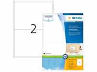 HERMA 4249, HERMA Adressetiketten A4 weiß 199,6x143,5 mm Papier 200 St. (4249)