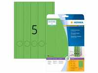 HERMA 5134, HERMA Ordneretiketten A4 grün 38x297 mm Papier opak 100 St. (5134)