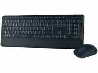 Logilink ID0161, LogiLink Tastatur Maus Kombination Funk 2.4 GHz schwarz (ID0161)