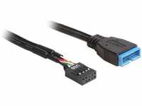 Delock 83776, DELOCK USB3.0 Kabel Pinheader 19pin -> 8pin St/Bu 0.4 (83776)