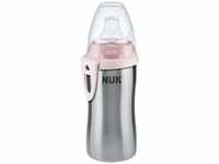 NUK 10255352, NUK Trinkflasche Active Cup Edelstahl 215ml pink (10255352)