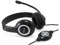 Equip 245301, Equip Headset USB 245301 2m Kabel,Mikro,int.Bed.Stereo sw (245301)
