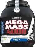 Weider Mega Mass 4000 - 3000g - Vanille, Grundpreis: &euro; 19,13 / kg