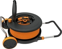 Fiskars 1023643, Fiskars Waterwheel M mit 20 Meter Schlauch