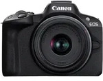 Canon EOS R50, Schwarz + RF-S 18-45mm F4.5-6.3 IS STM Kit, 24,2 MP, 6000 x 4000 ...